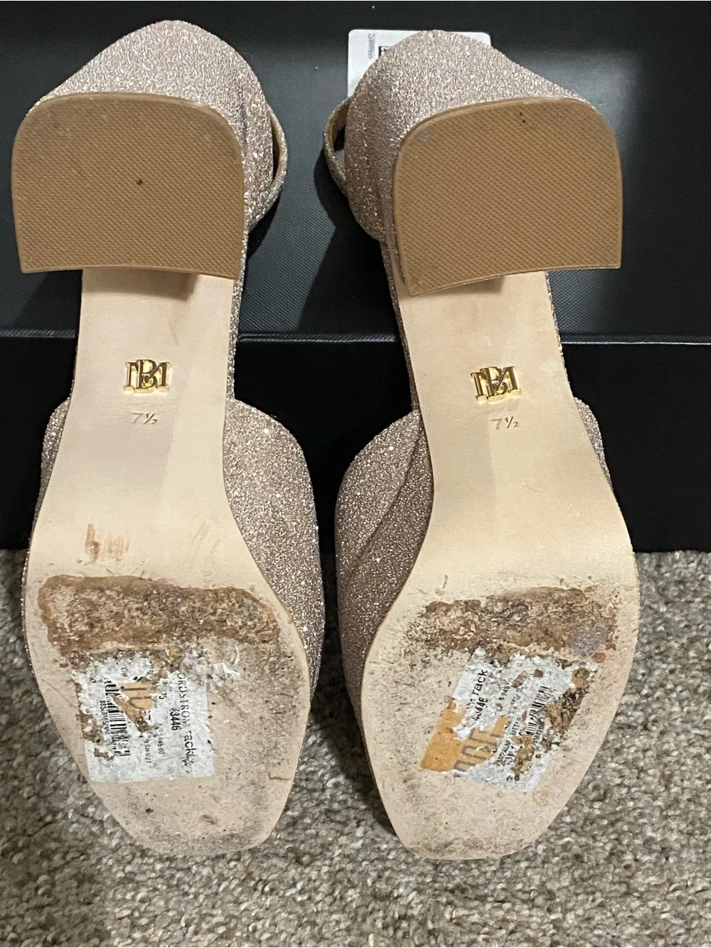 Badgley Mischka Jayne Platform Heels Shoes Size 7.5